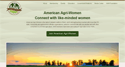 Desktop Screenshot of americanagriwomen.org