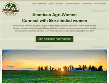Tablet Screenshot of americanagriwomen.org